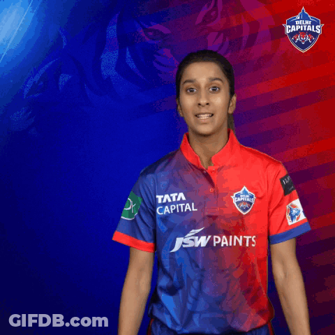 A Woman Wearing A Shirt That Says Tata Capital GIF