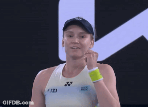 A Woman Wearing A Visor With A Yonex Logo On It Is Smiling GIF