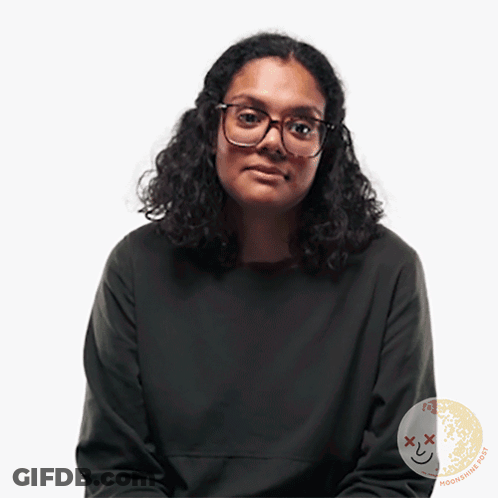 Woman In Glasses Says It's Hot Here GIF