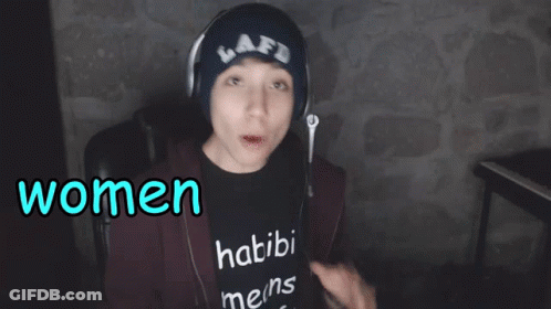 Headphone Woman Saying Women Beaters Are Not Attractive GIF