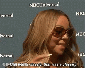 A Woman Wearing Sunglasses Says That Was A Classic . GIF