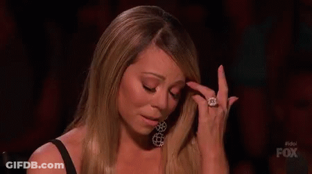 Crying Woman With Ring Sitting In Chair GIF