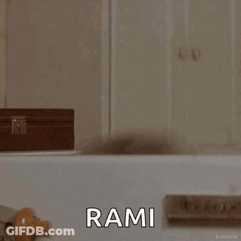 A Woman With A Shaving Cream Mask On Her Face Is Saying Hello Rami GIF