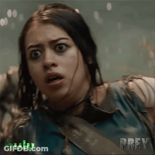 A Woman With A Surprised Look On Her Face Is On A Hulu Ad GIF