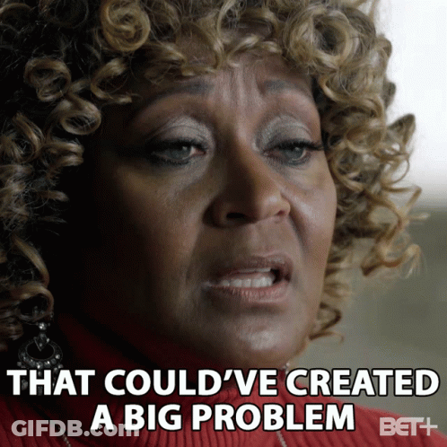 Woman Says That Could Have Created Big Problem GIF