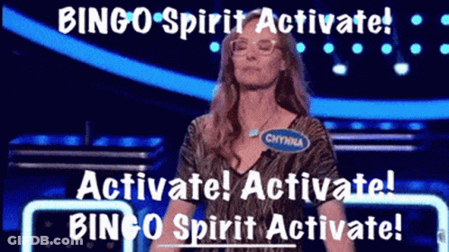 A Woman With Glasses And A Name Tag That Says Chynka On It GIF