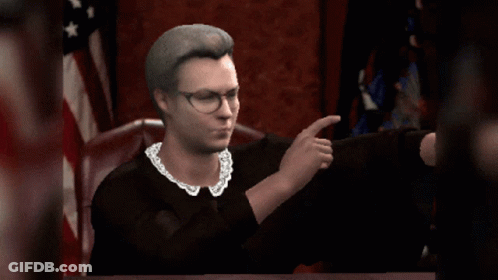 Woman Shaking Hands With Glasses GIF