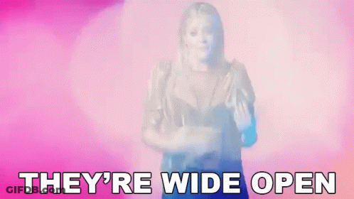 Woman With Outstretched Arms Wide Open GIF