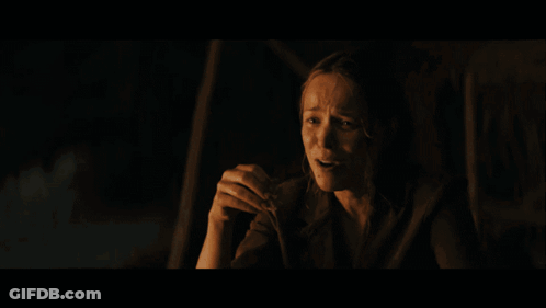 A Woman With Her Eyes Closed Looks At A Man With His Eyes Closed GIF