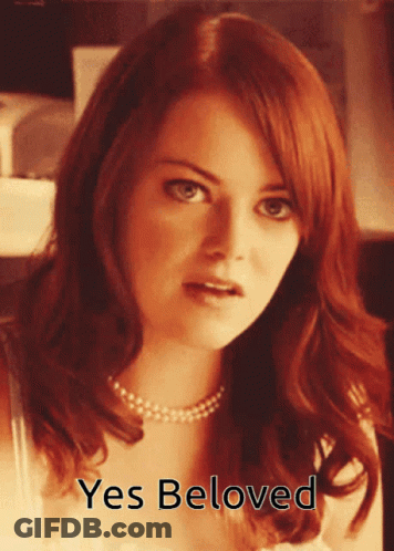 Woman With Red Hair Says Yes Beloved GIF