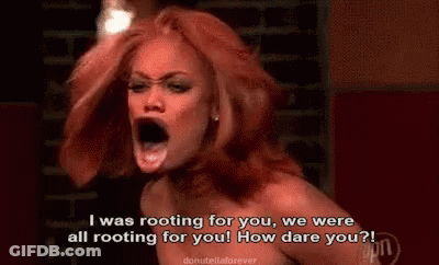 Red Haired Woman Screaming Rooting For You How Dare You GIF
