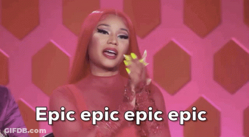 A Woman With Red Hair Says Epic Epic Epic Epic GIF