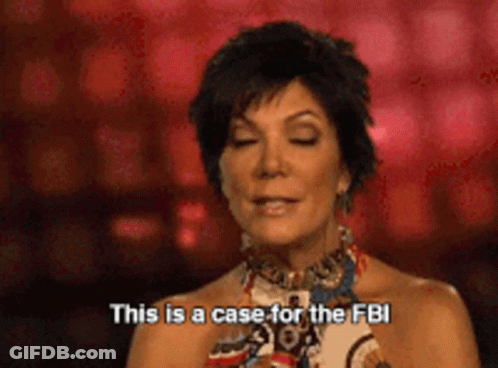 A Woman With Short Hair Says " This Is A Case For The Fbi " GIF