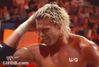 A Wrestling Match Is Being Broadcasted On USA Network GIF
