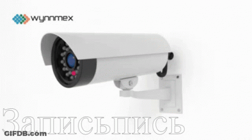 A Wynnmex Security Camera Is Displayed On A White Background GIF