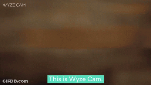 A Wyzecam 1080P Smart Home Camera Is Displayed GIF