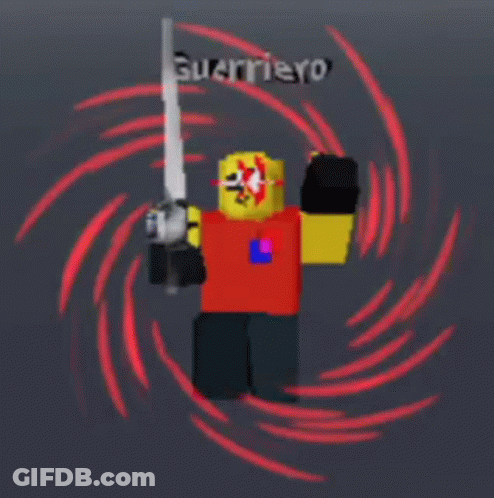 A Yellow And Black Object Is Flying Through A Circle Of Red Feathers . GIF