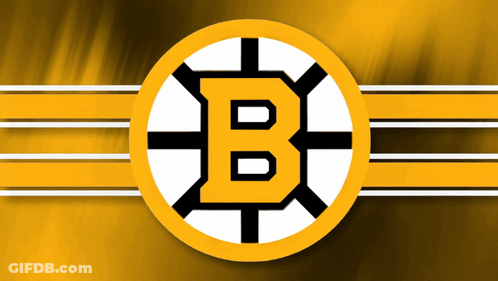 A Yellow And White Logo With The Letter B In The Middle GIF