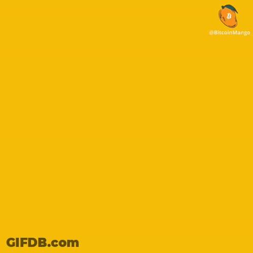 Yellow Background With B And Thank You GIF