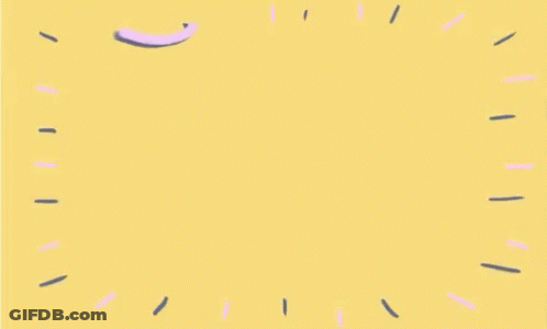 A Yellow Background With The Words " Lazy Sunday " On It GIF