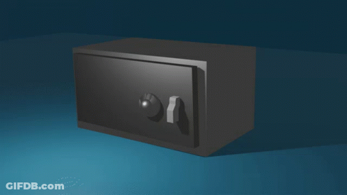 A Yellow Box With A Black And White Label That Says Skins GIF