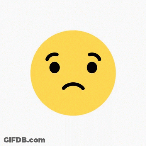 A Yellow Smiley Face With A Blue Tear Coming Out Of It GIF