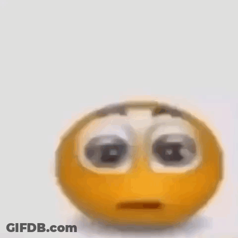 A Yellow Smiley Face With A Speech Bubble That Says Holy Moly . GIF