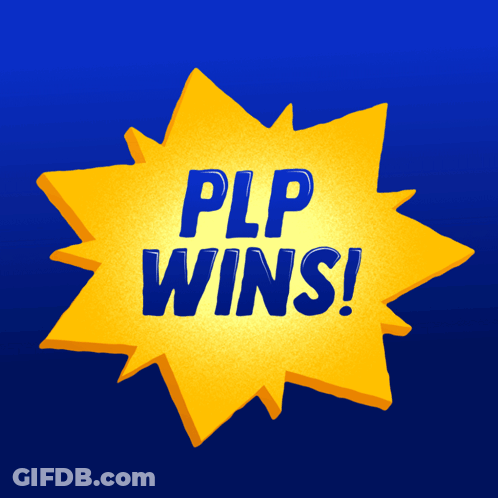 A Yellow Star With The Words Plp Wins Written Inside Of It GIF