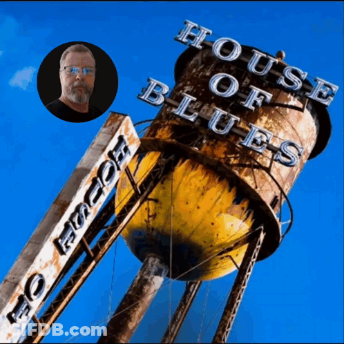 Yellow Water Tower House Of Blues GIF