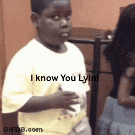 A Young Boy In A White Shirt Says I Know You Lyn GIF