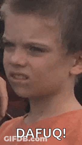 A Young Boy Is Making A Funny Face And Says Dafuq . GIF