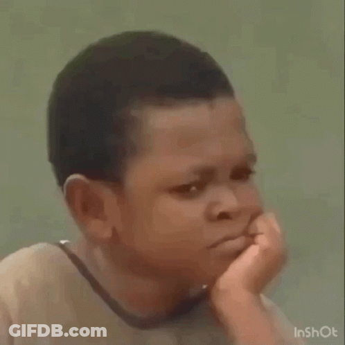 A Young Boy Is Sitting On A Cooler With His Hands Folded . GIF