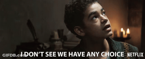 A Young Boy Says " I Don T See We Have Any Choice Netflix " GIF