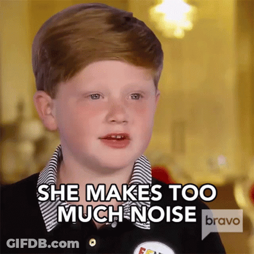 A Young Boy Says She Makes Too Much Noise Bravo GIF