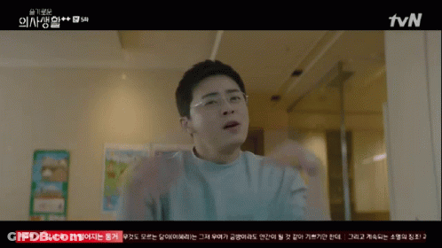A Young Boy Sits At A Table With Two Bowls Of Food And A Tvn Logo In The Corner GIF
