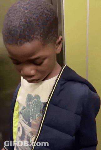 Boy Wearing Blue Jacket And Cactus T-Shirt GIF