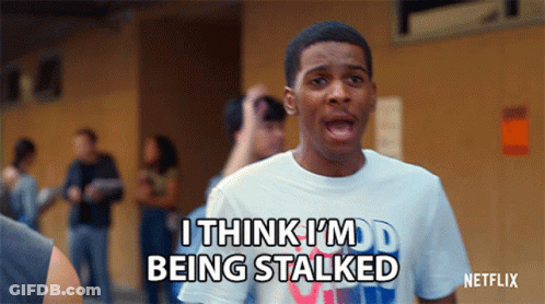 A Young Man Says I Think I 'M Being Stalked In A Netflix Ad GIF