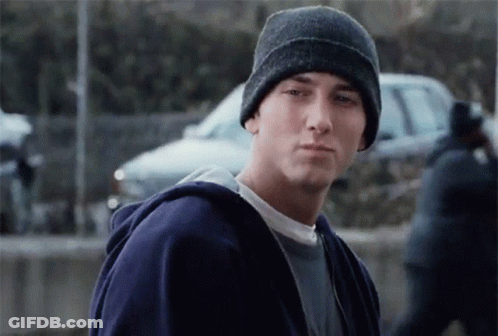 A Young Man Wearing A Beanie And A Blue Hoodie GIF