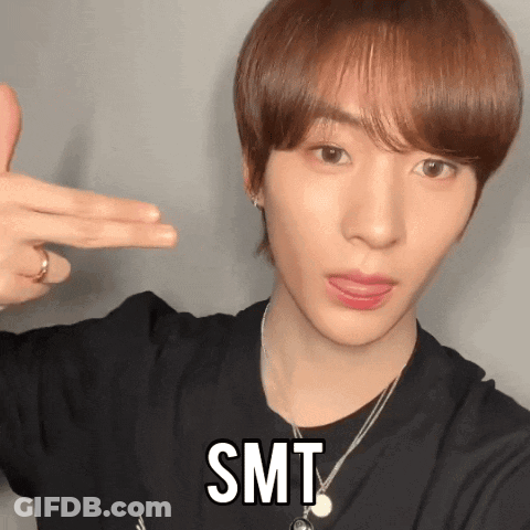 Young Man With SMT On Face GIF