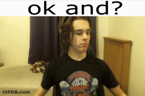 A Young Man Wearing A Black Shirt That Says Electric Magic On It GIF