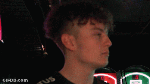 A Young Man Wearing A Shirt That Says Tus GIF