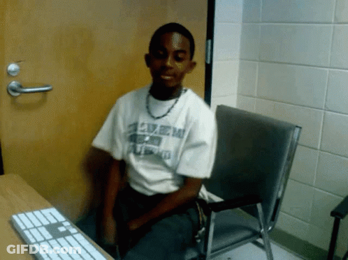 A Young Man Wearing A T-Shirt That Says U.s. Army On It GIF