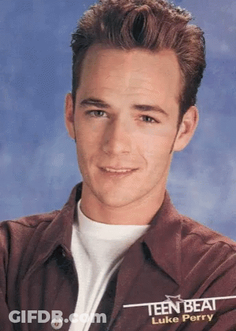 Young Man Wearing Luke Perry Jacket GIF