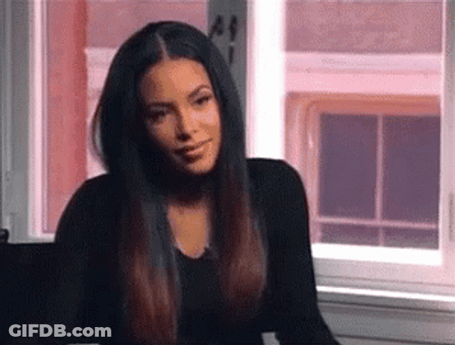 Aaliyah Smile With Nod GIF