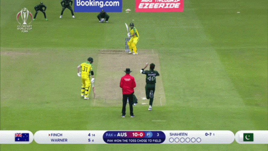Aaron Finch Cricket Swing GIF
