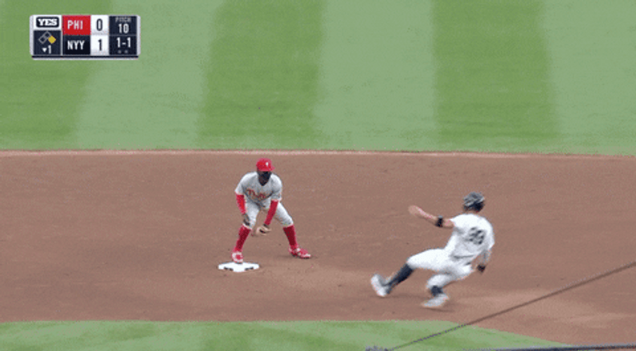 Aaron Judge Baseball Slide GIF