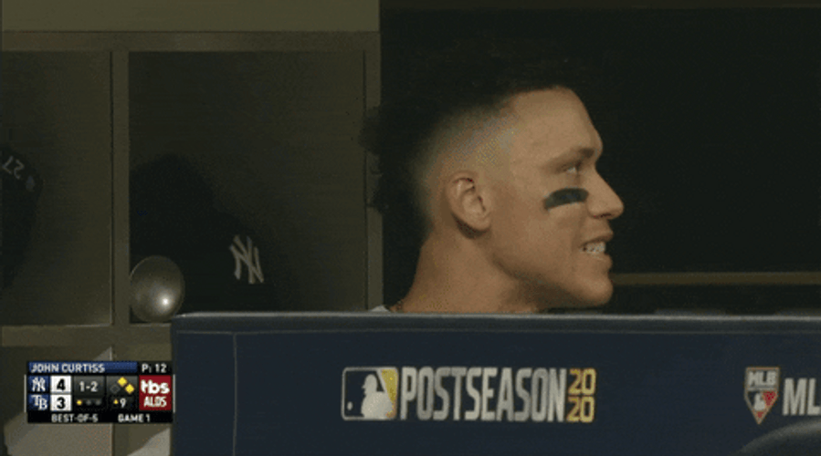 Aaron Judge Yankees Annoyed GIF