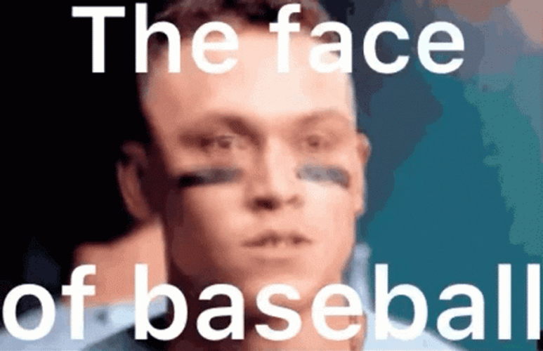 Aaron Judge Yankees Baseball Face GIF