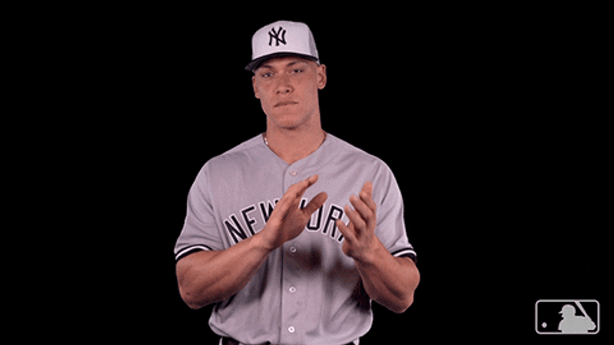 Aaron Judge Yankees Clap GIF