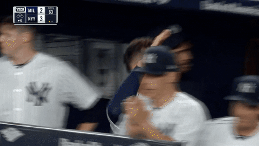 Aaron Judge Yankees High Five GIF